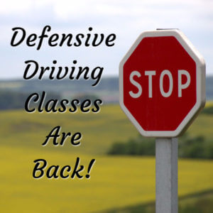 Defensive Driving Spring 2017